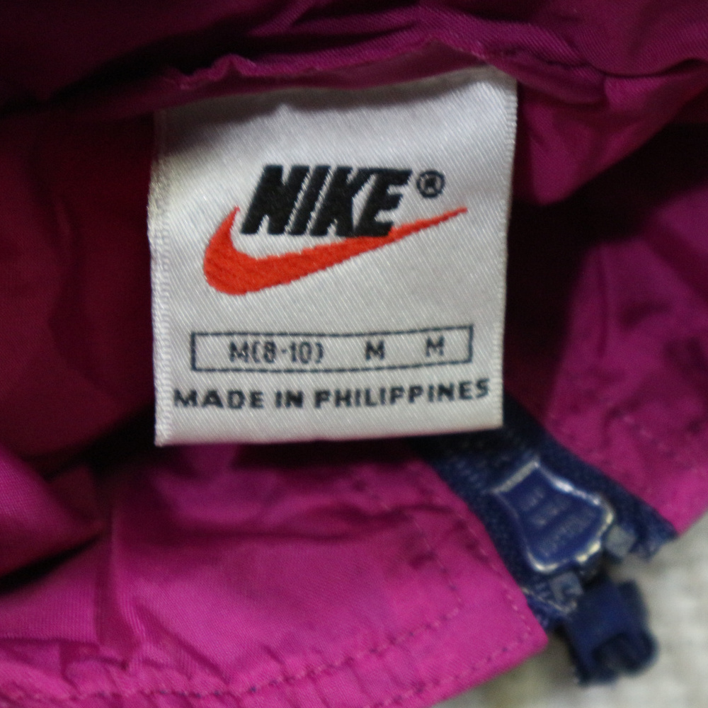 NIKE Purple/Navy Big Back Swoosh Track Jacket VTG - Picture 5 of 8